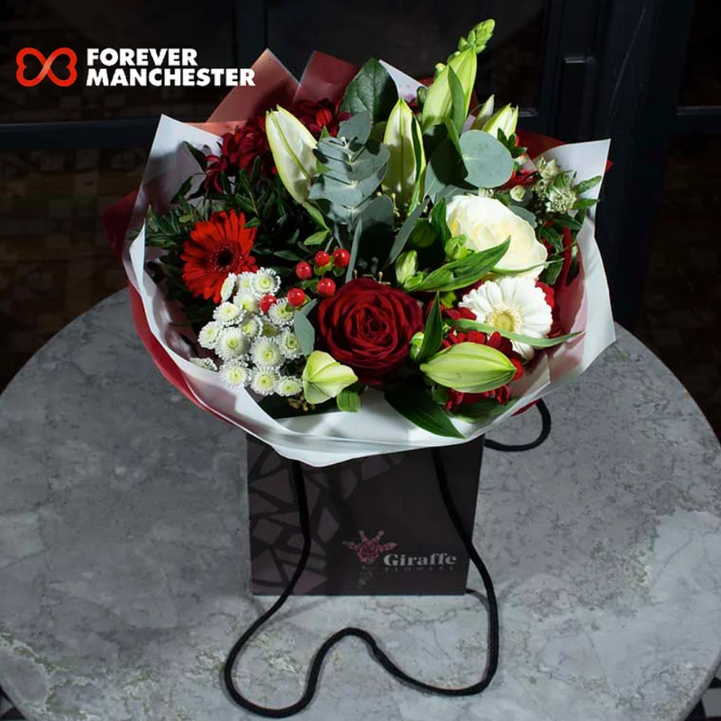 Forever Manchester Bouquet by Giraffe Flowers