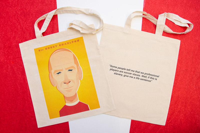 Sir Bobby Charlton Tote - Great Northerners by Stanley Chow
