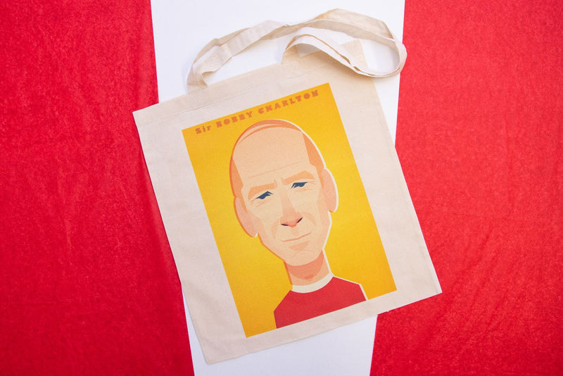 Sir Bobby Charlton Tote - Great Northerners by Stanley Chow