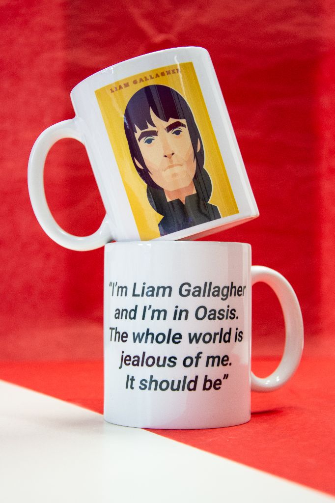 Liam Gallagher Mug - Great Northerners by Stanley Chow
