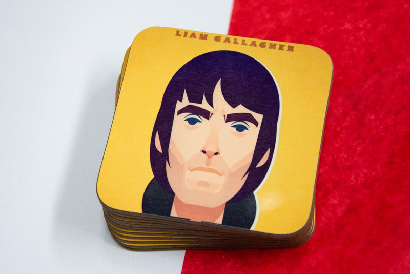 Liam Gallagher Coaster - Great Northerners by Stanley Chow