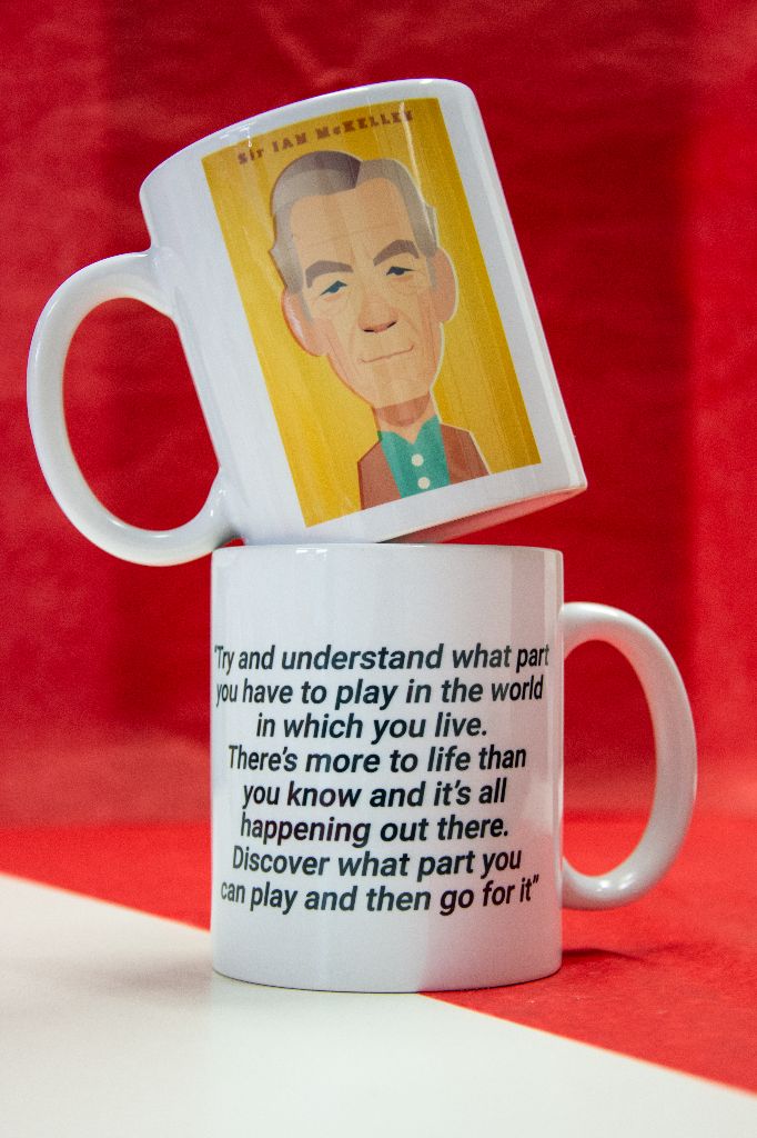 Sir Ian McKellen Mug - Great Northerners by Stanley Chow