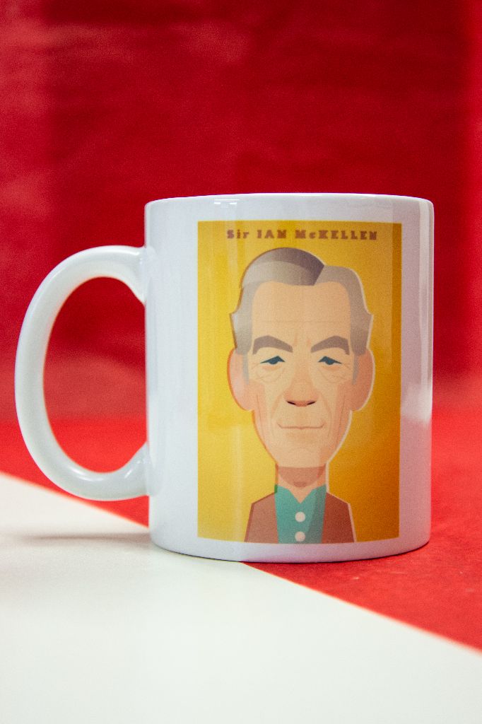 Sir Ian McKellen Mug - Great Northerners by Stanley Chow