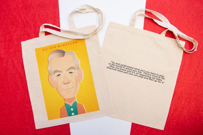 Sir Ian McKellen Tote - Great Northerners by Stanley Chow