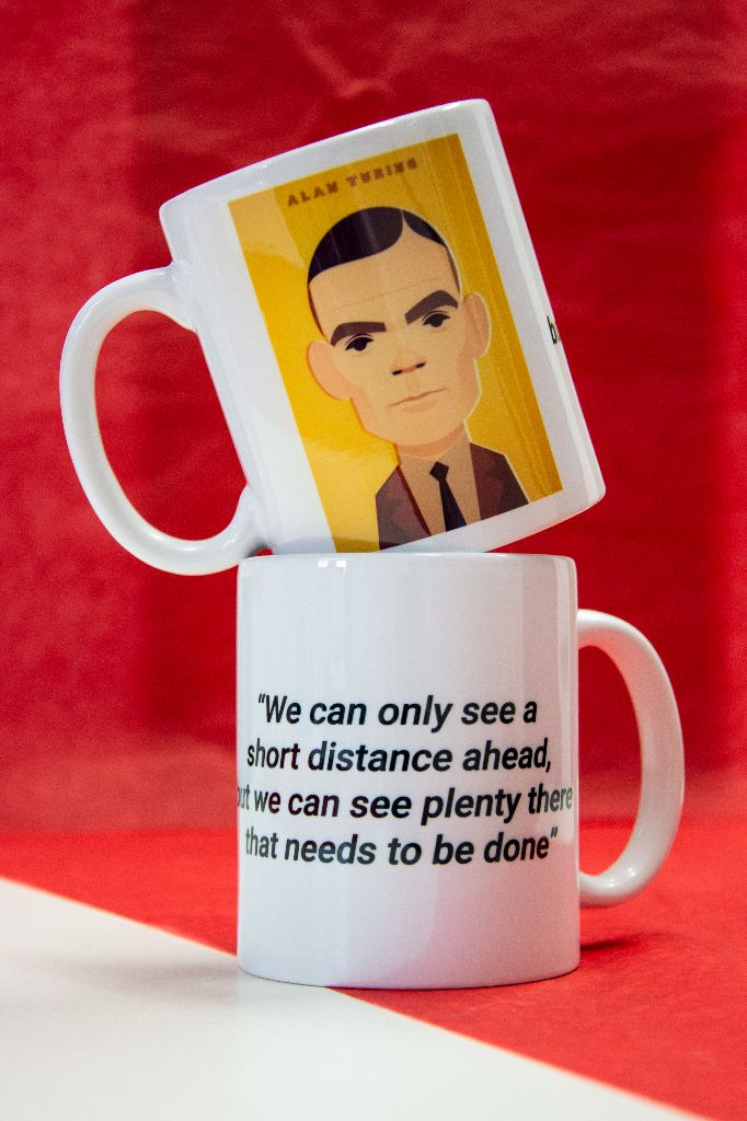Alan Turing Mug - Greater Northerners by Stanley Chow