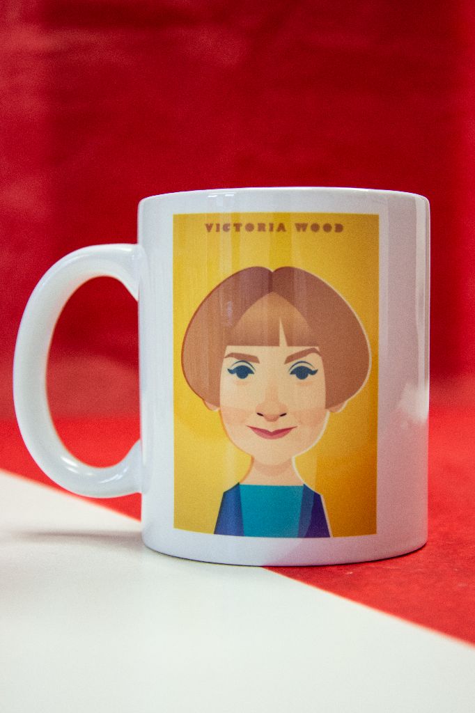 Victoria Wood Mug - Great Northerners by Stanley Chow