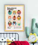 Children's Feelings Print by Kate Fox Design