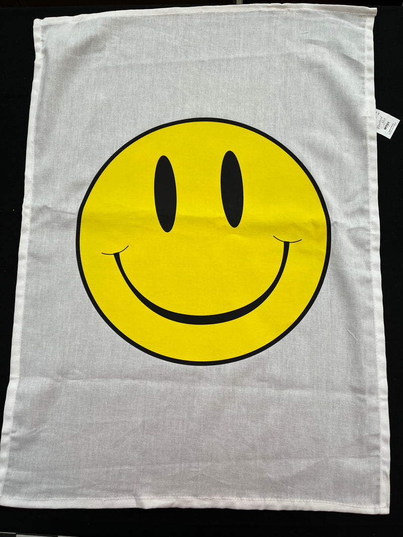 Smiley Tea Towel by One of a Kind