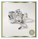 Ball and Hammer Ring by Loubee Rox