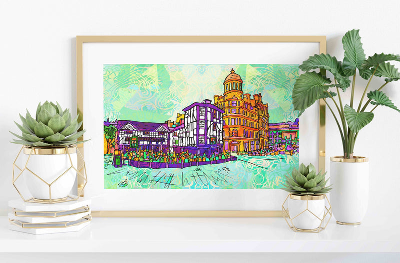 Shambles Square Print by Jasmin Issaka