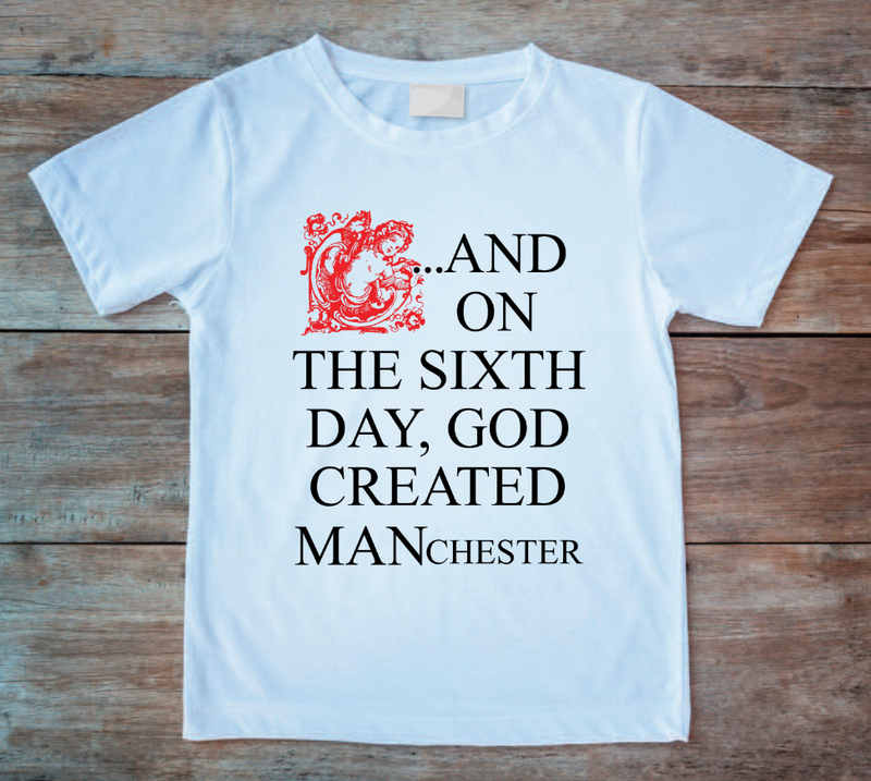 On the Sixth Day... T-shirt by This Charming Manc