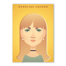 Caroline Aherne Print - Great Northerners by Stanley Chow