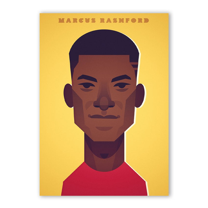 Marcus Rashford Print - Great Northerners  by Stanley Chow