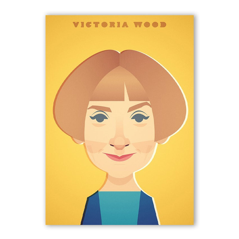 Victoria Wood Print - Great Northerners by Stanley Chow