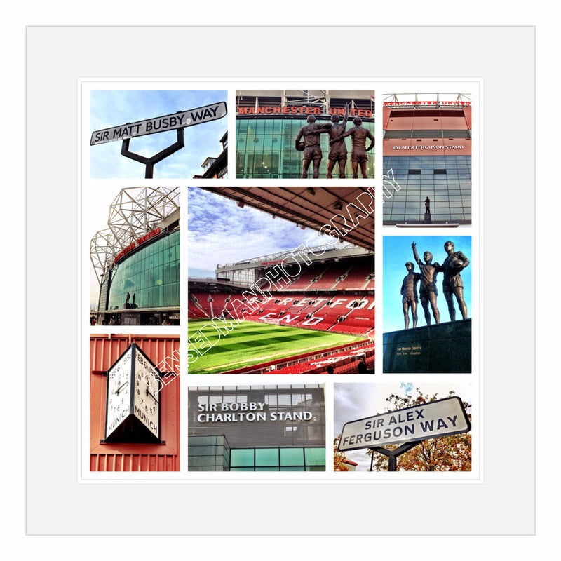 Manchester United  Football Club Print by Ben Sedman