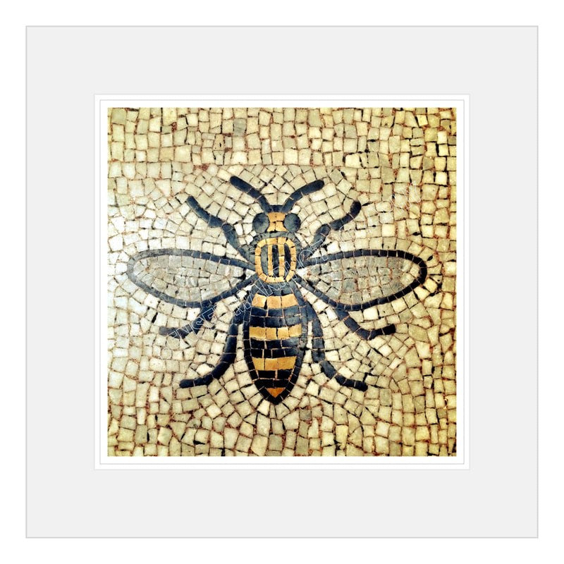 Manchester Bee Mosaic by Ben Sedman