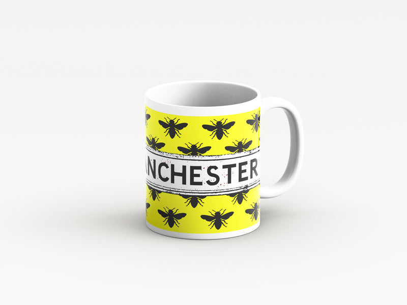 Yellow Bee Mug by Tinned Snail